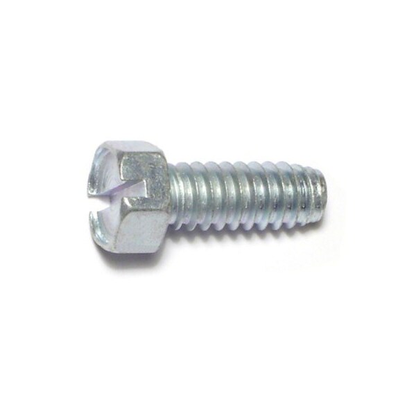 Midwest Fastener Sheet Metal Screw, 3/8" x 1 in, Zinc Plated Steel Flange Hex Head External Hex Drive, 6 PK 61358 - main